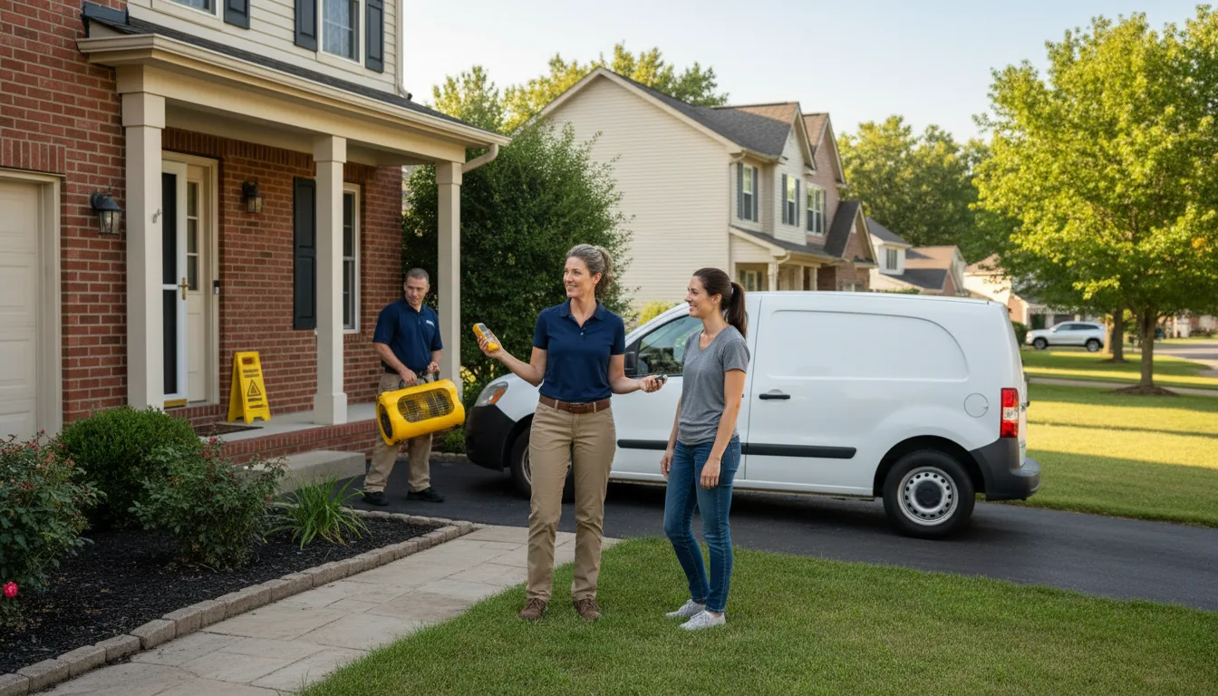 Water restoration image for Water Damage & Restoration Services in Fallbrook, CA